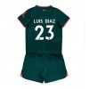 Baby Fußballbekleidung Liverpool Luis Diaz #23 3rd Trikot 2022-23 Kurzarm (+ kurze hosen)
